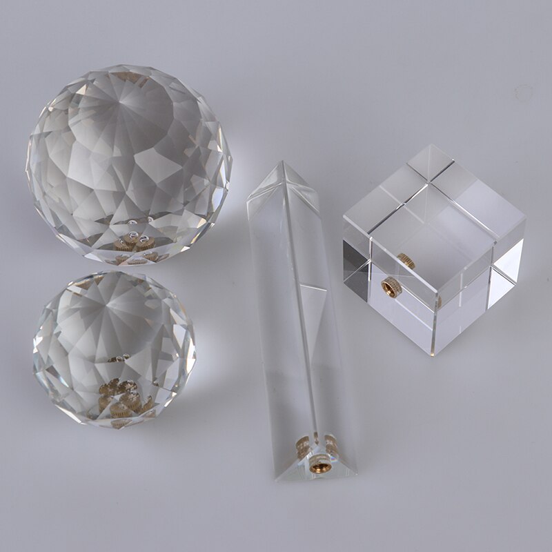 Prisma Triangular para fotografía, sin soporte, cristal arcoíris, efecto de cristal, filtro para grabación de estudio fotográfico