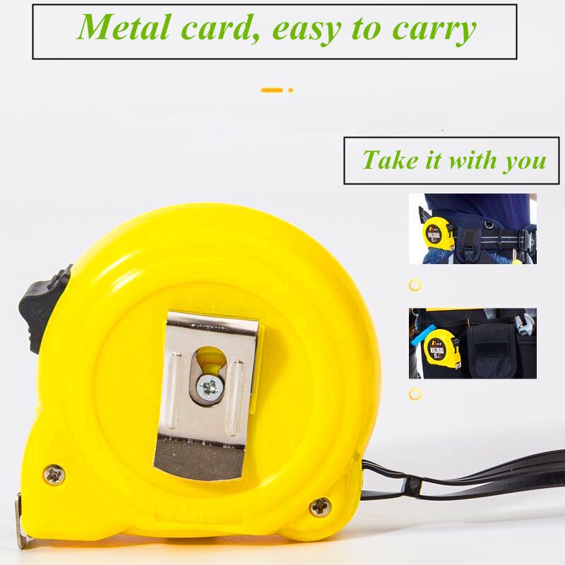 Precise Tape Measure High-precision Measuring Tool Construction Woodworker Measuring Ruler 3m5m7.5m10m Tape Measure