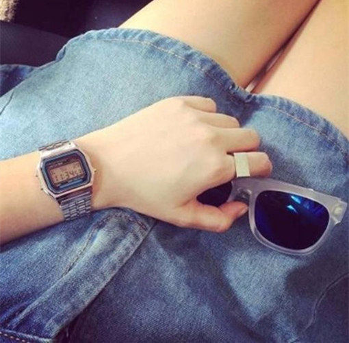 Classic Led Metalen Shock Digitale Heren Horloges Casual Sport Horloges Roestvrij Stalen Band Mannelijke Klok Erkek Kol Saati