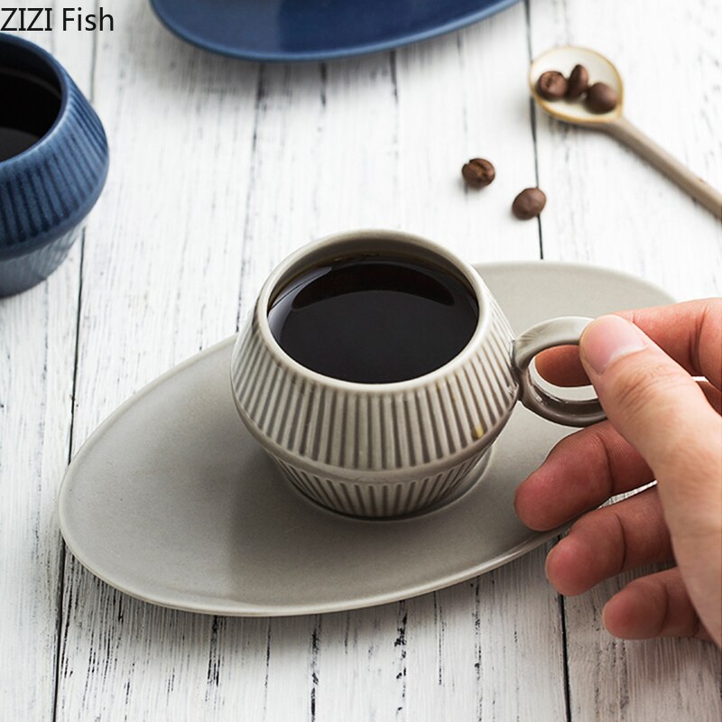 120ml nördlich Europa konzentrieren Porzellan Kaffee Becher Chef Dame Tassen Tee Milch Tassen und Tassen Hochzeit