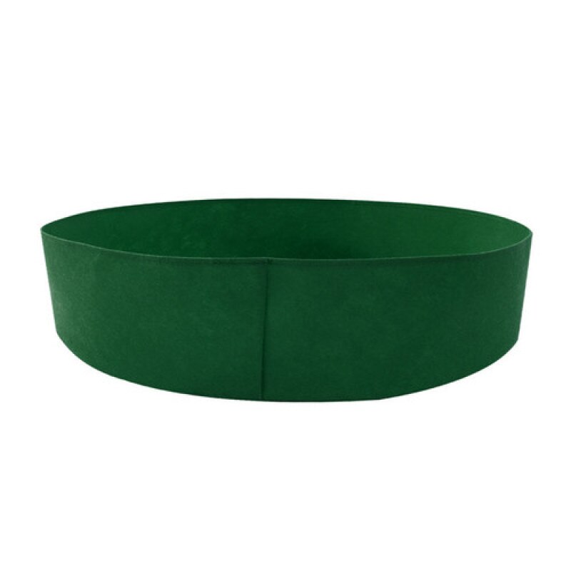 Maceta de tela de 10/15/50/100 galones para plantas, cama elevada para jardín, contenedor de plantación redondo, bolsas de cultivo, maceta de tela de fieltro transpirable: Verde / 80x30cm