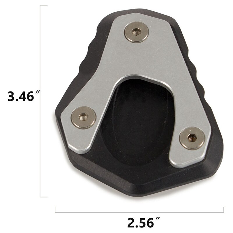 Motorsykkel kickstand fotpute side stativ utvidelse forstørrer til kawasaki  z650 ninja 650 er650h
