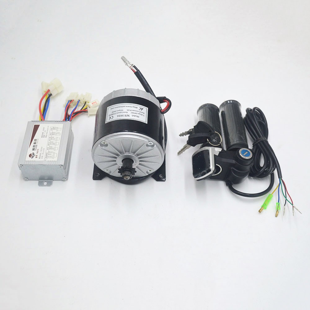 Kit de conversión de motor eléctrico MY1016, para bicicleta eléctrica/scooter/Triciclo, 24V, 350W: 24V 350W Kit 1