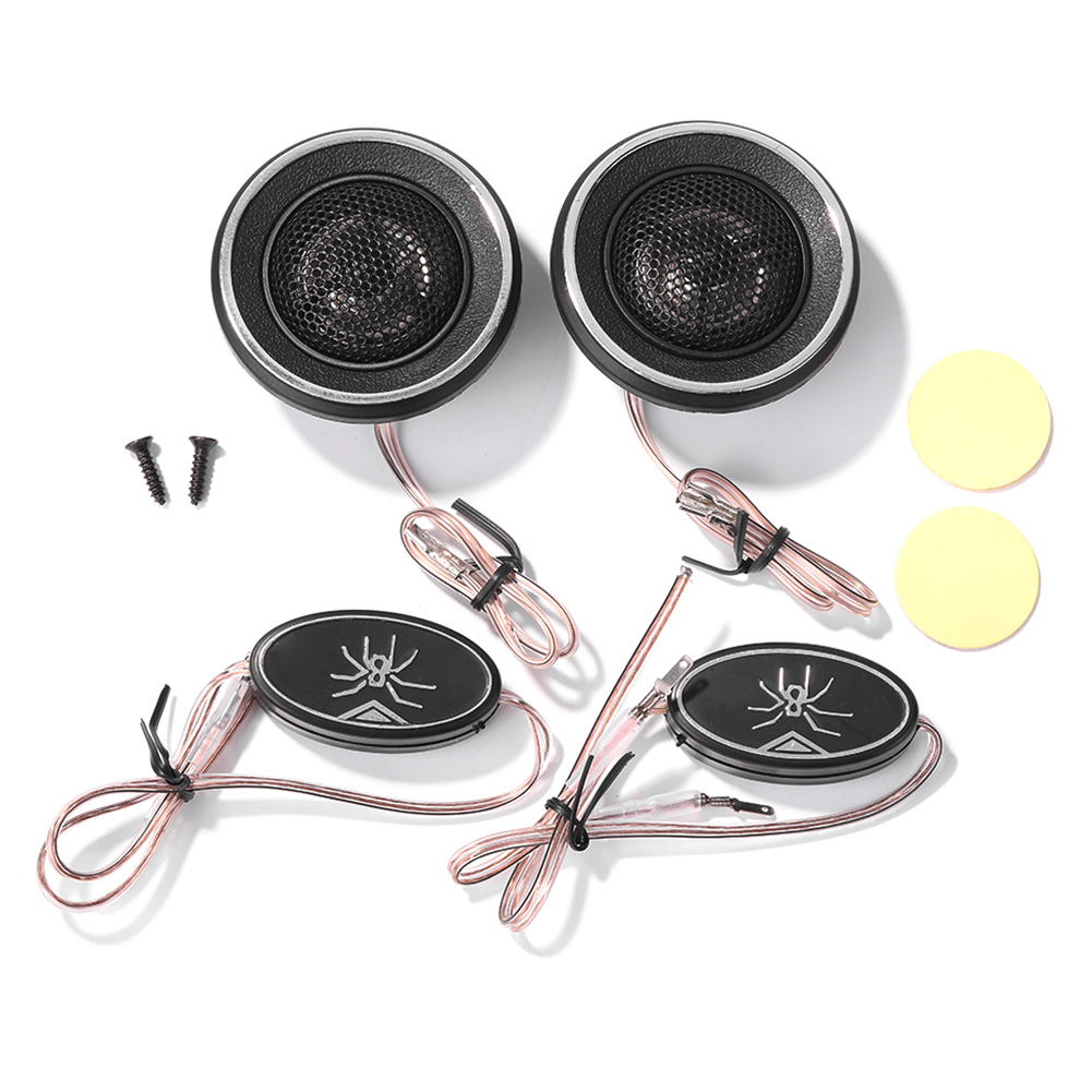 1 Paar Auto Speaker Universele High Efficiency Mini Dome Auto Tweeter Speakers Voor Auto Audio Systeem Auto-onderdelen