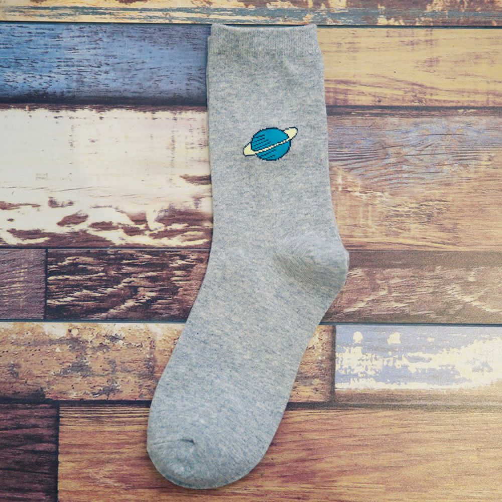 Leuke Kleurrijke Sokken Patroon Funky Happy Crew Sok Gekamd Katoen