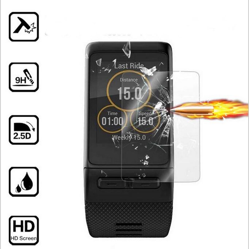 Ultra Clear Tempered Glass Protective Film Guard For Garmin Vivoactive HR Smart Watch Toughened Display Screen Protector Cover