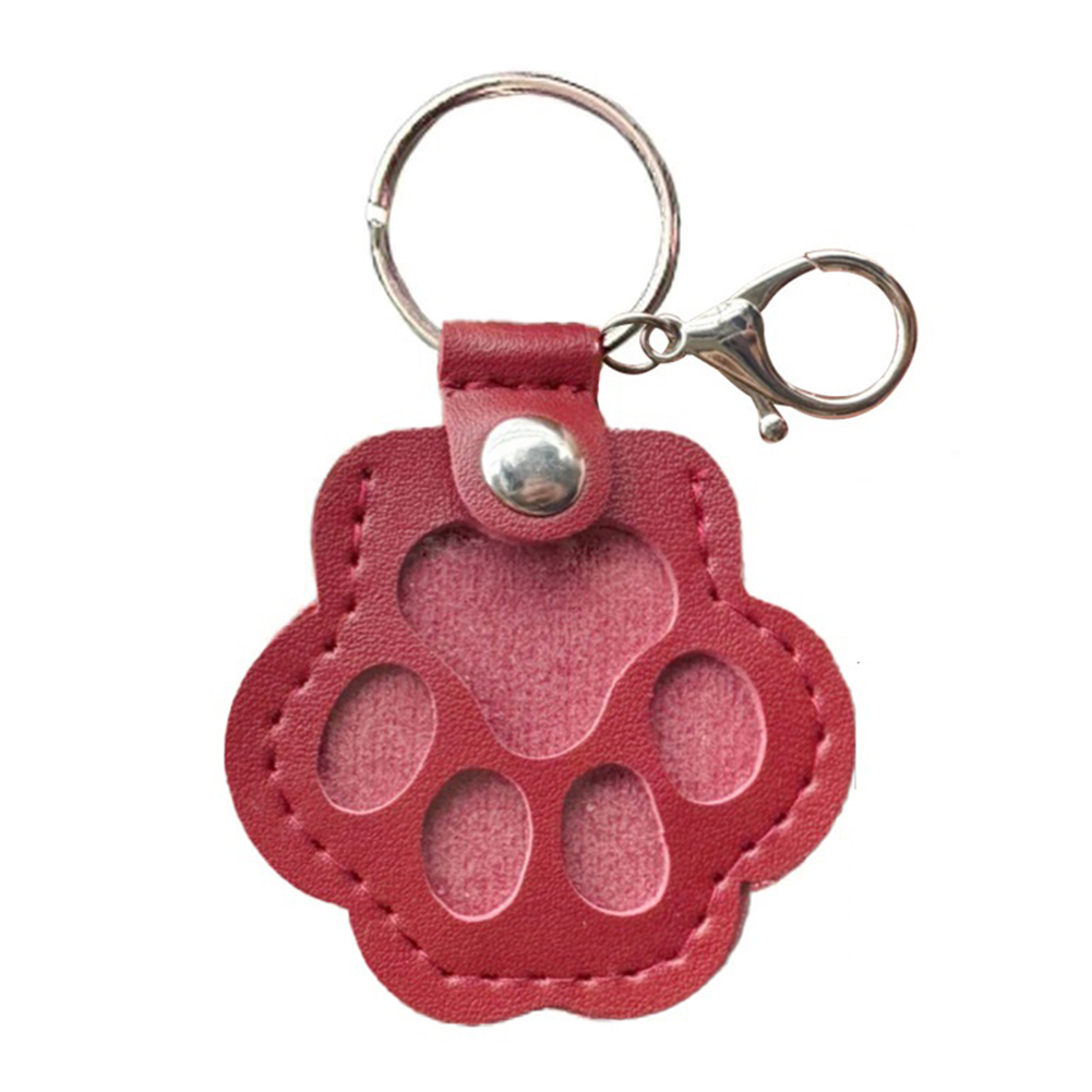 Caja de almacenamiento de pelo de perro, cápsula de recuerdo conmemorativo de pelo de cachorro, contenedor de piel de perro para mascota, llavero de cápsula transparente, recuerdos: Azul