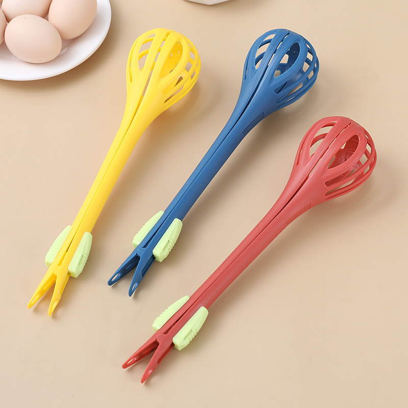 Multifunctionele Eierklopper Garde Melkpasta Tang Voedselclips Mixer Handmatige Roerder Keukencrème Bakgereedschap Keukenaccessoires