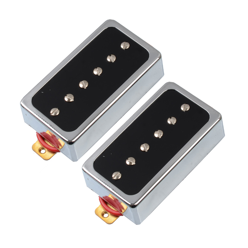 P90 elektrisk guitar pickup humbucker størrelse single coil pickup hals bro guitar dele og tilbehør: Hals og bro