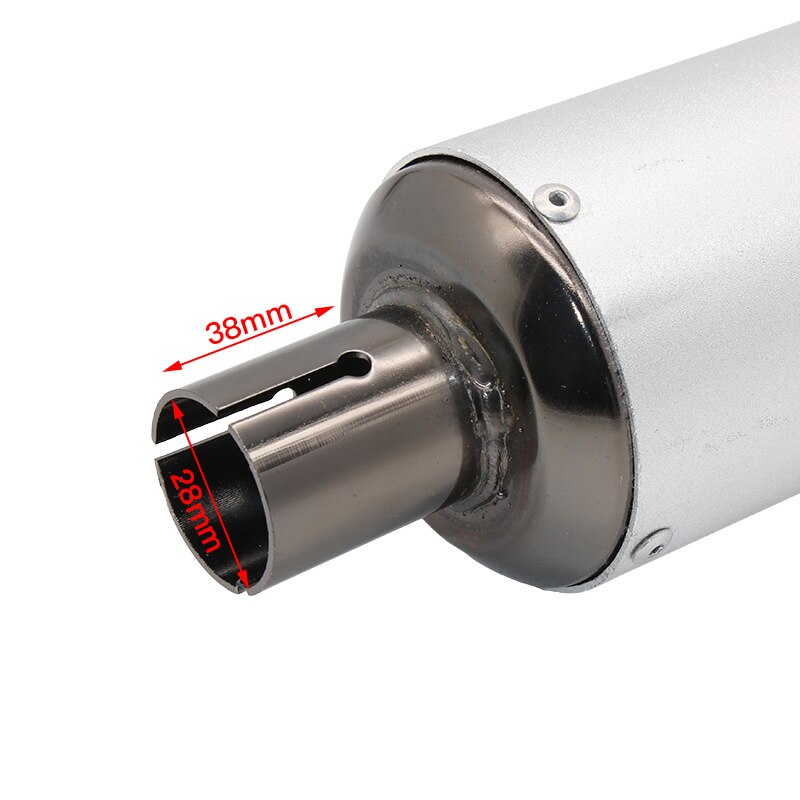 PowerMotor-28mm Motorcycle Exhaust Muffler Pipe Clamp Pipe Escape Moto 110 125cc 150cc PIT PRO Quad Bike Dirt ATV Scooter