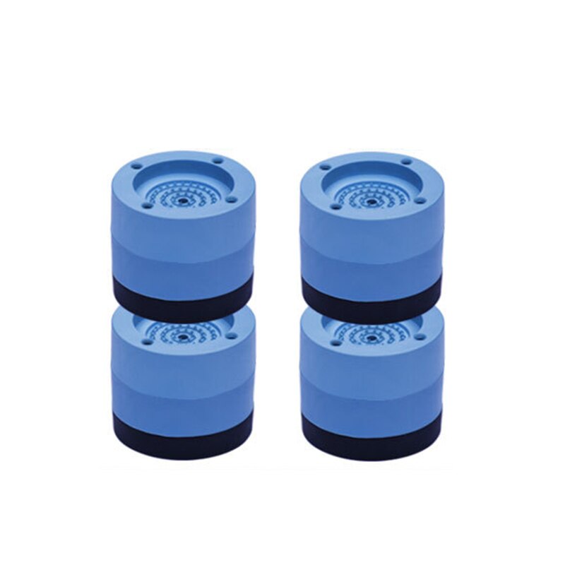 4 Pcs Anti Vibration Feet Pads Washing Machine Rubber Mat Anti-Vibration Pad Dryer Universal Fixed Non-Slip Pad: 6cm blue