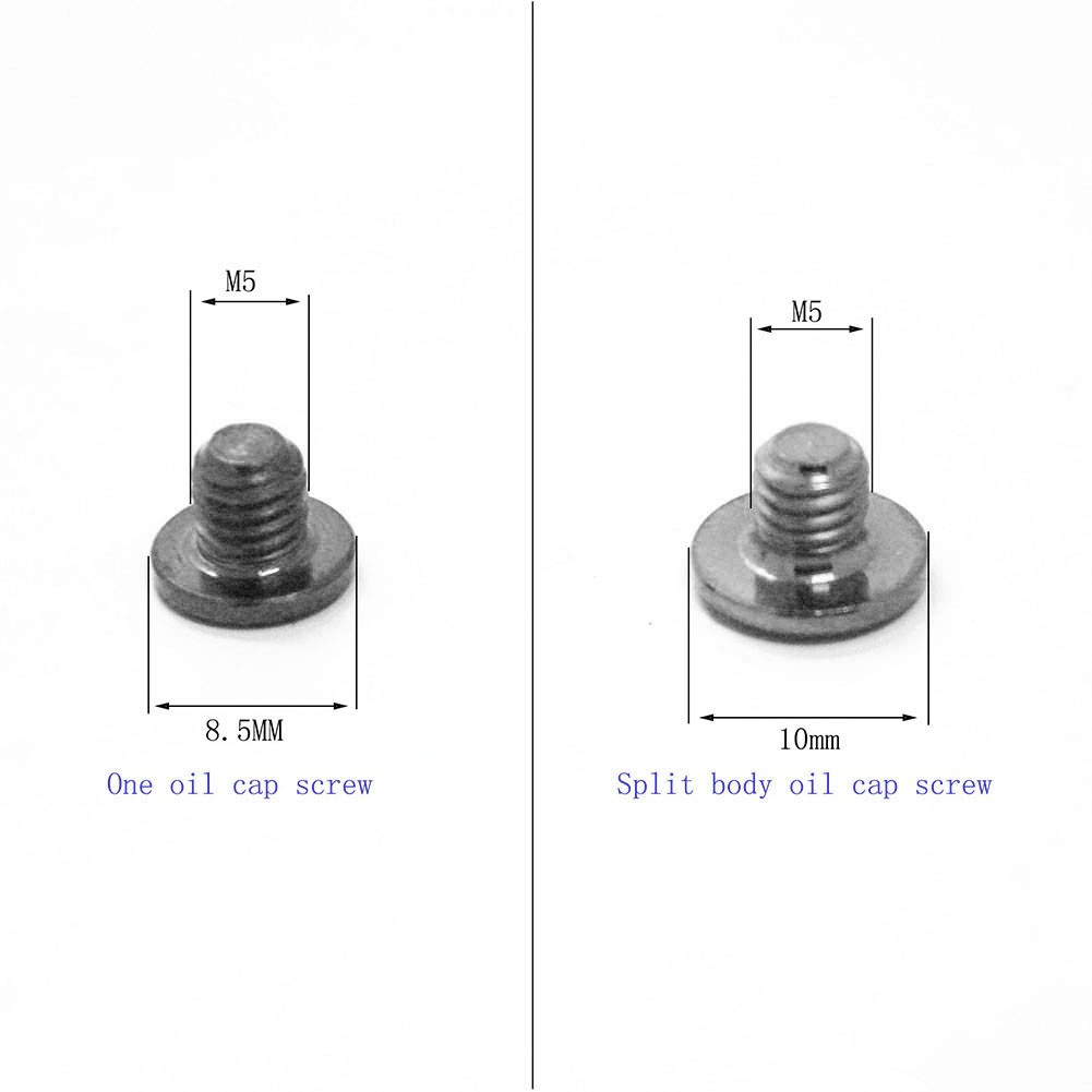 Joint torique de vis en titane pour vélo Shimano XT SLX Zee Deore LX, trou de remplissage d&#39;huile de 8.85mm/10mm, couvercle de huileur fendu