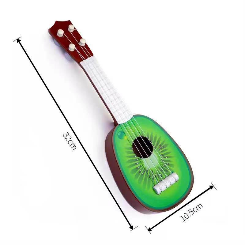 Guitarra infantil en forma de fruta, Juguete Musical de simulación de fruta, para niños, educativo, Para edades tempranas, 1 Uds.