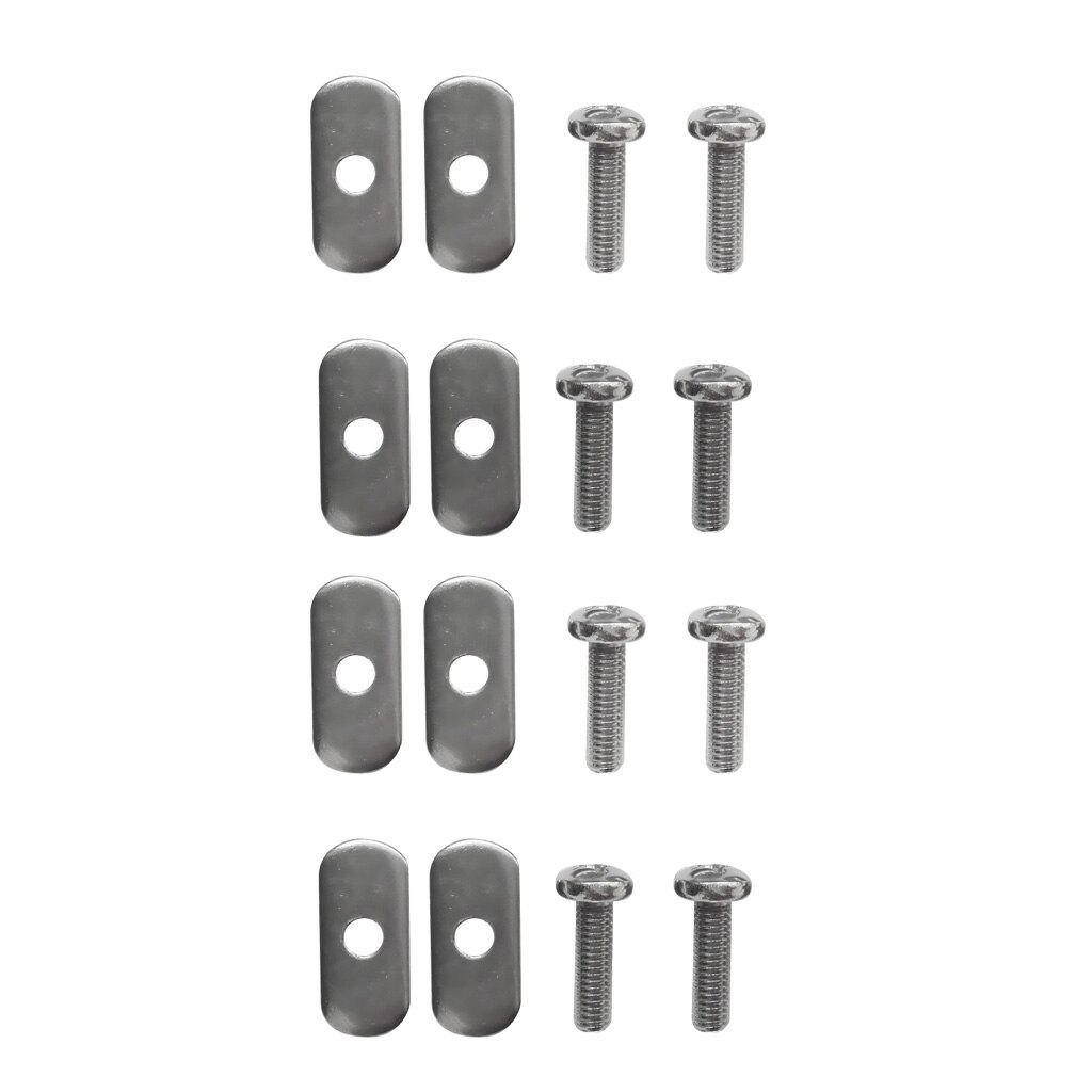 Kit de repuesto de tornillos y tuercas para Kayak, para canoas, barcos y rieles, 8 unidades