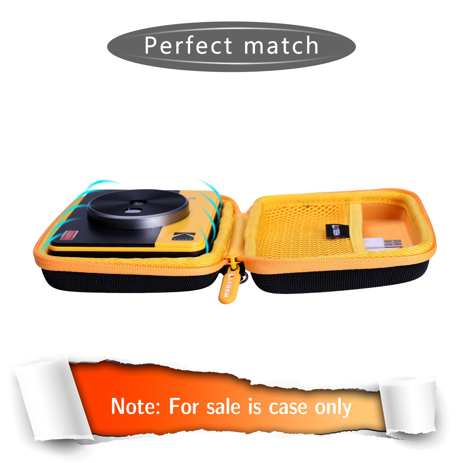 Ltgem Waterdichte Eva Hard Case Voor Kodak Mini Shot 3 Retro Mini Shot 3 Squre/Mini Shot 3 Instant camera &amp; Foto Printer