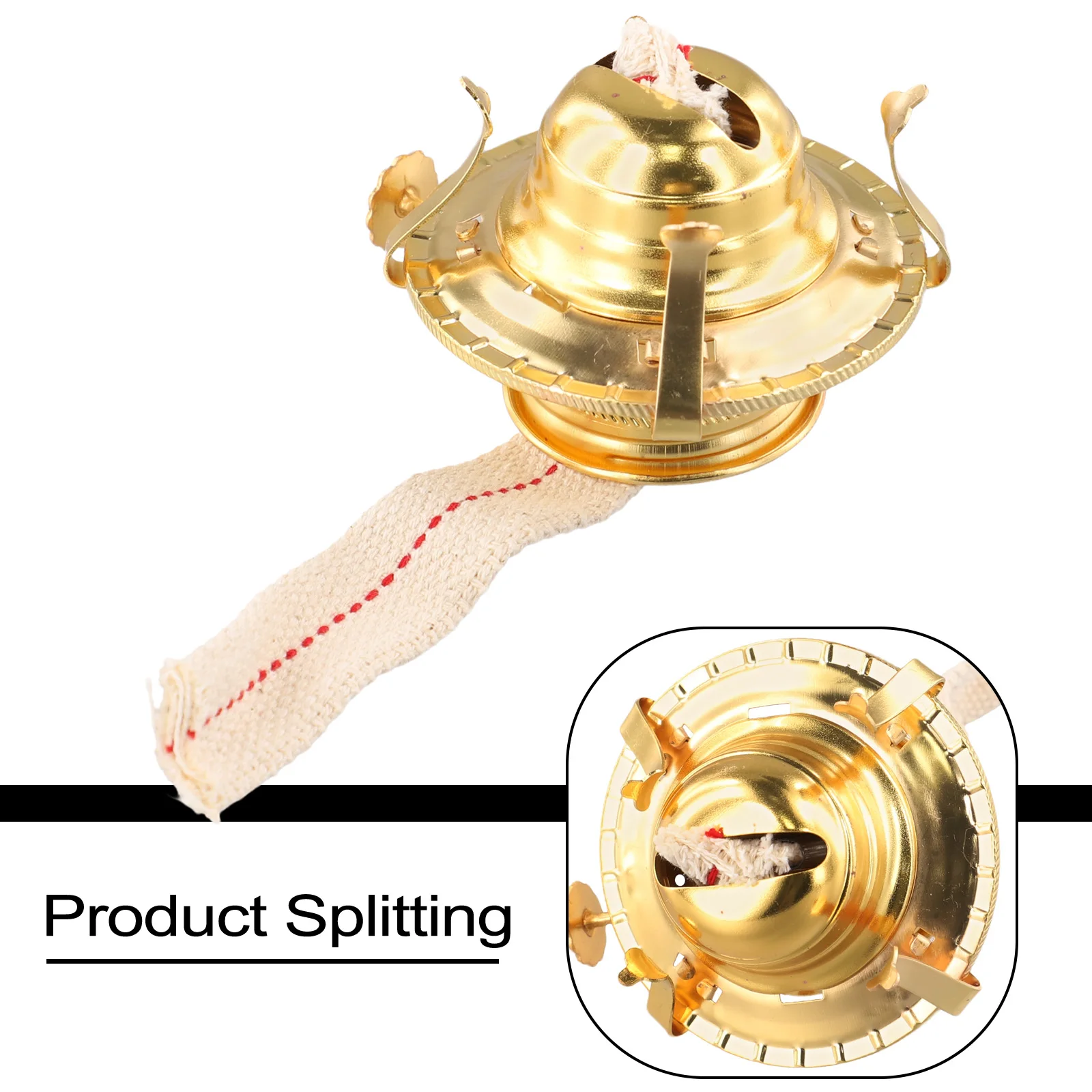 1 Set Olielamp Brander Met Kerosine Lamp Vervangende Lamp Accessoire Lamp Olie Brander Lamp Olielamp Oliebrander