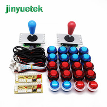 Diy Arcade Game Kit SANWA Arcade Joystick DIY Kit onderdelen PC Raspberry Pi USB Encoder Drukknop voor android