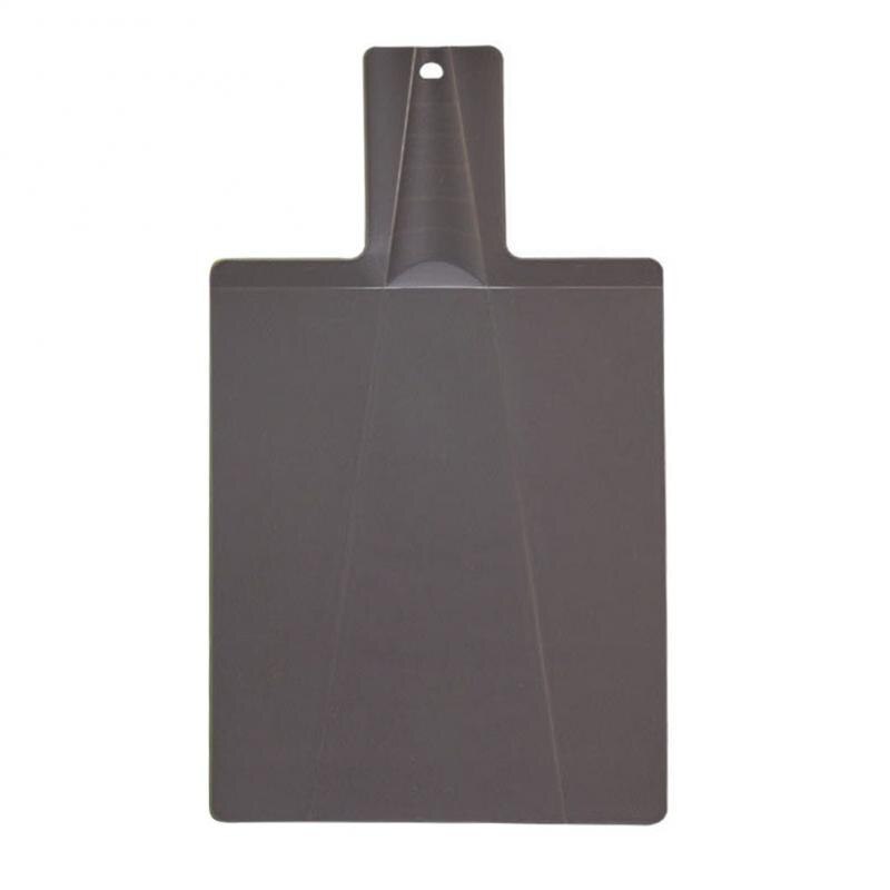 1pc vikbara skärblock matkvalitet plastgrönsakskärbräda multifunktionskökstillbehör 38.2*21.5 cm: Brun 38.2 x 21.5cm