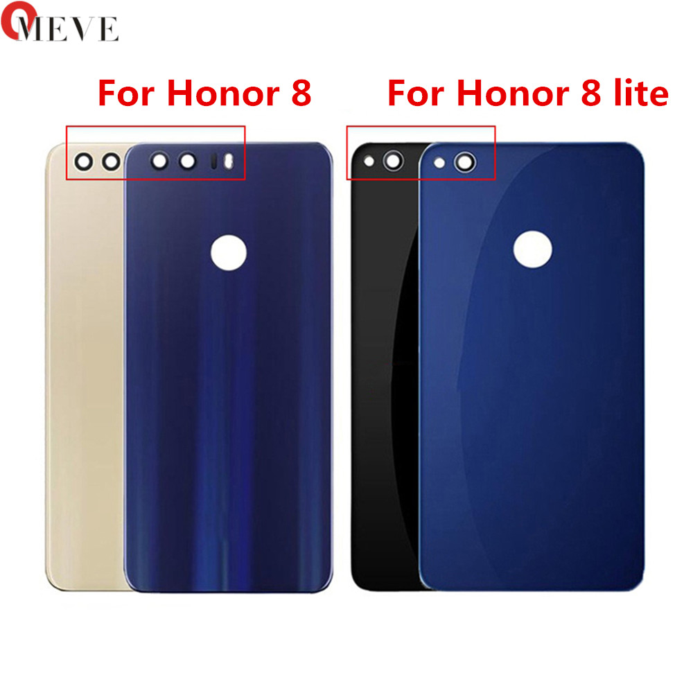 5.2 ''Voor Huawei Honor 8 Back Glas Batterij Cover Voor Huawei Honor 8 Lite Back Glass Cover Rear Deur Behuizing case