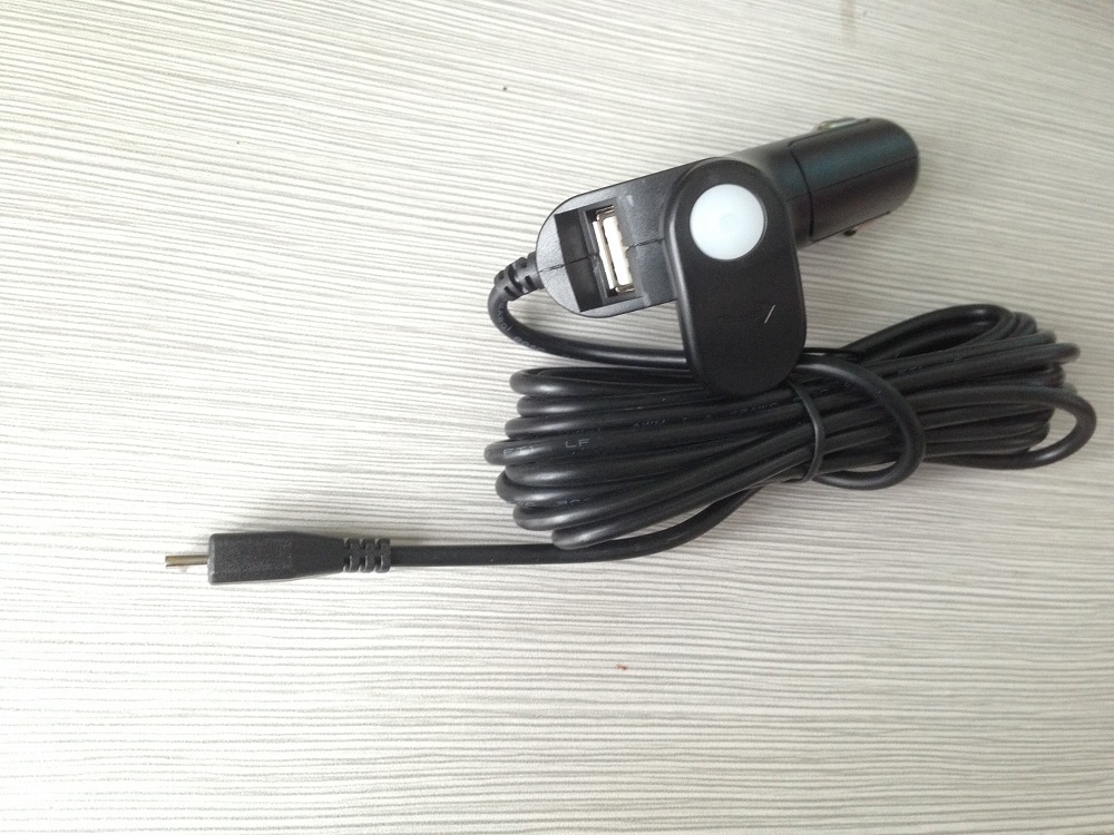 Conkim Car Charger Universal Micro USB 3M 5V 1.5A Car-Charger Adapter For Dash Cam Mini 0805P 0806S 0807 0906 For GPS Navigation