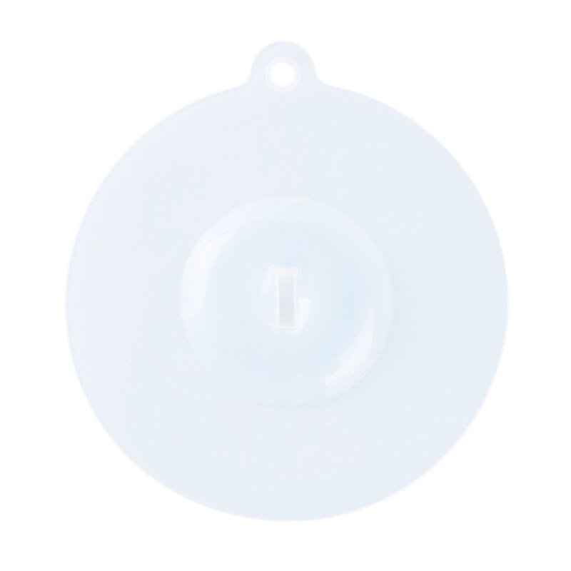 Silicone Leakproof Coffee Mug Suction Lid Cap Airtight Seal Cup Cover Cup Lid Kitchen Accessories: middle