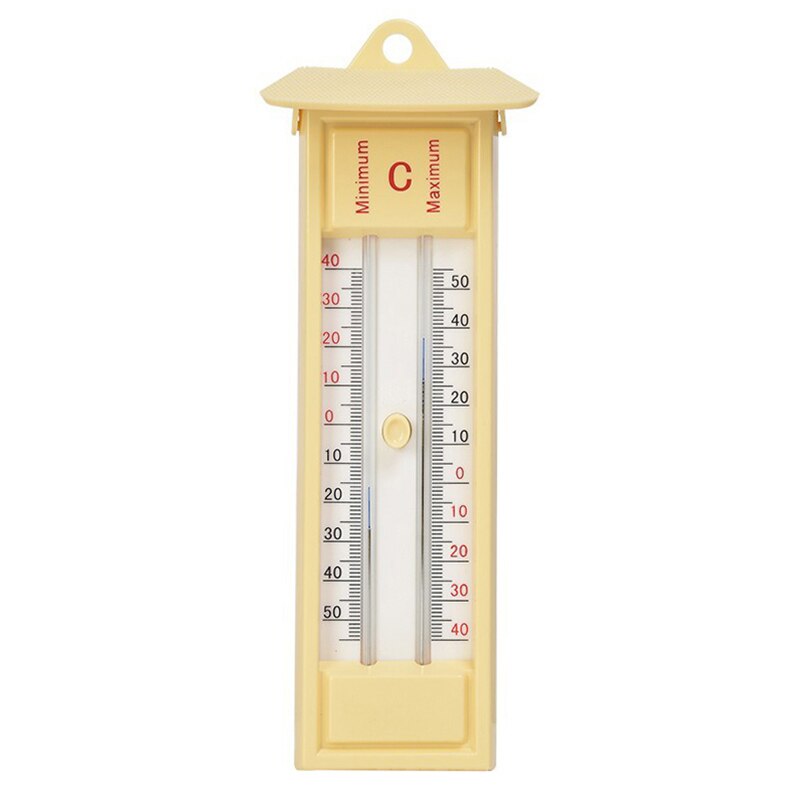 Termómetro de montaje en pared para el hogar, medidor de temperatura para jardín, invernadero, pared, ℃/℉, para interiores y exteriores, máx.: F