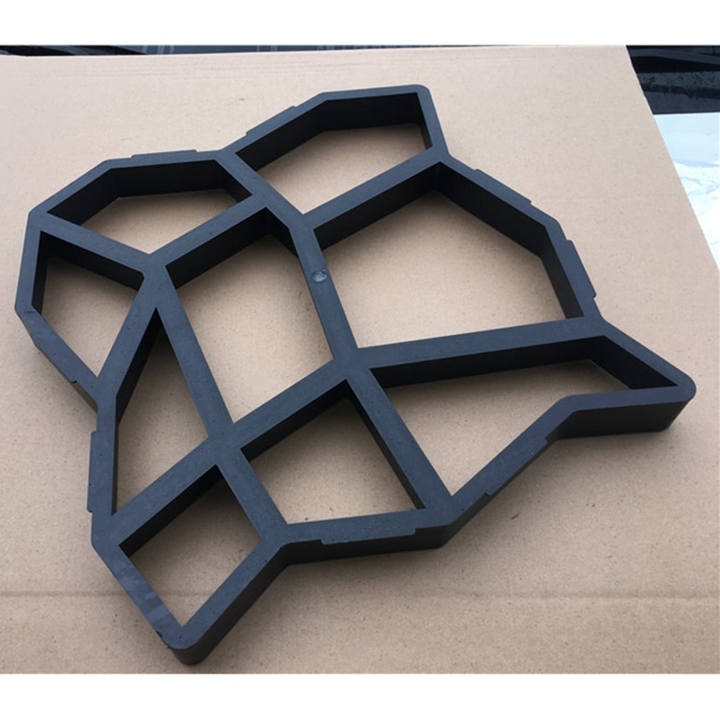 Moldes de plástico para pavimentación de jardín, bricolaje, para camino, piedra de hormigón