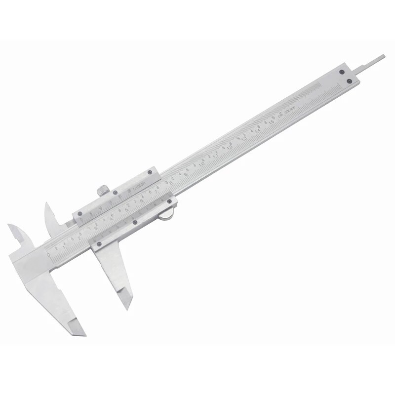 Calibrador Vernier de medición de 4 vías, 6 ", 0-150mm, calibradores de Metal, micrómetro, herramientas de medición