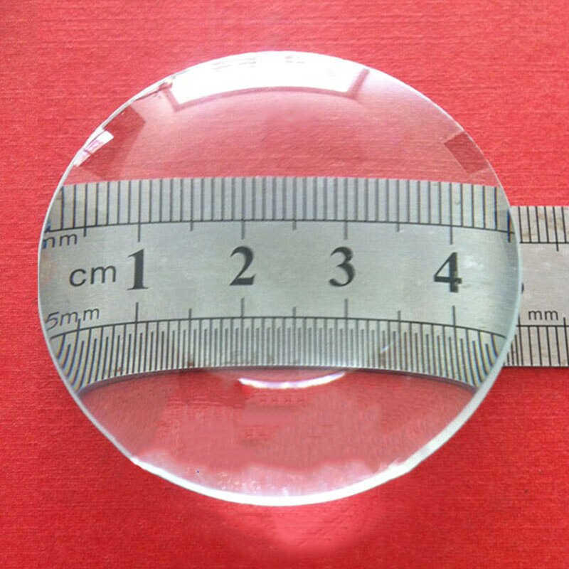 1pc Double Convex Lens Dia 50mm Focal Length 50mm Optics Glass Biconvex Lens Magnifying Glass Lenses