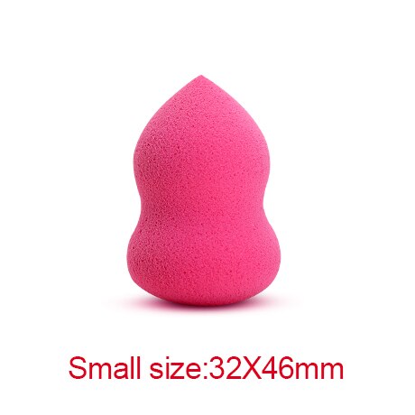 Cocute Makeup Sponge Beauty Cosmetic Puff Foundation Facial Makeup Soft Powder Puff Make Up Sponge: Small Red