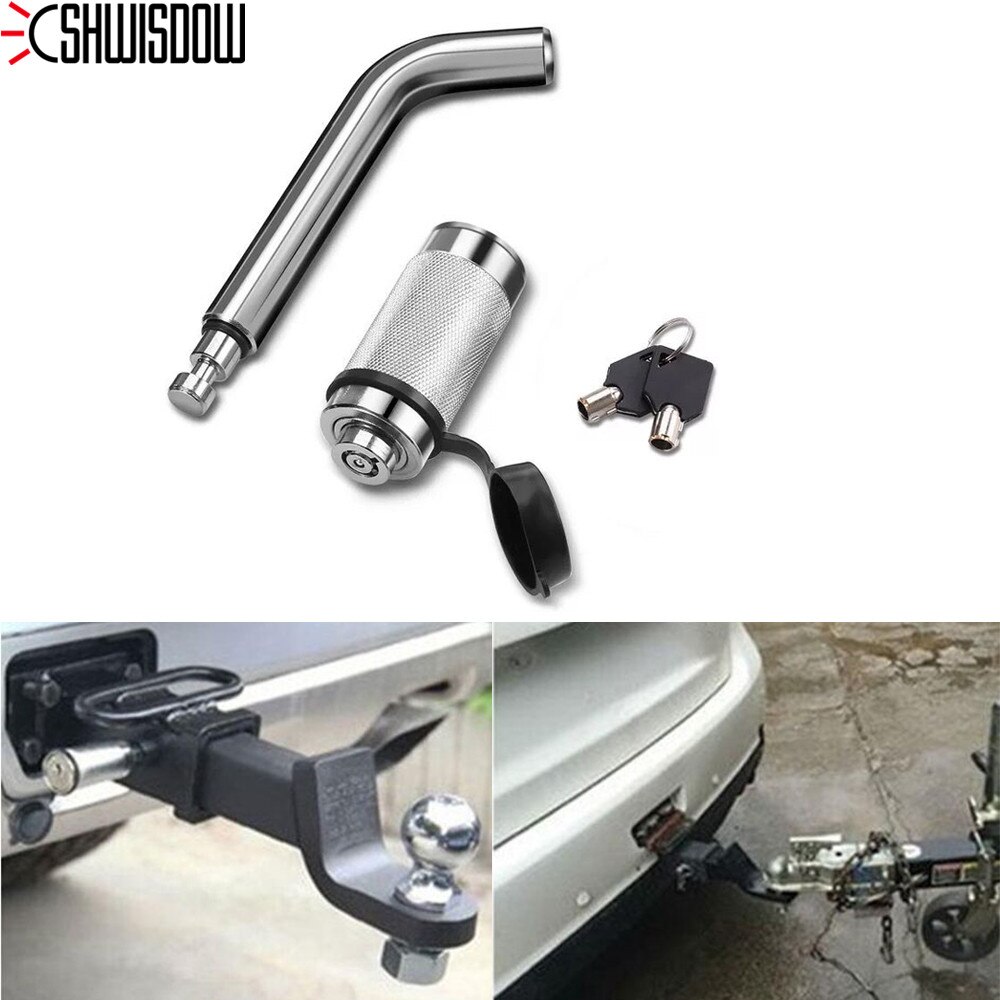 Waterproof Hitch Pin Lock Tow Bar Tongue Anti Theft For CARAVAN TRAILER 4WD TOWBAR 5/8"