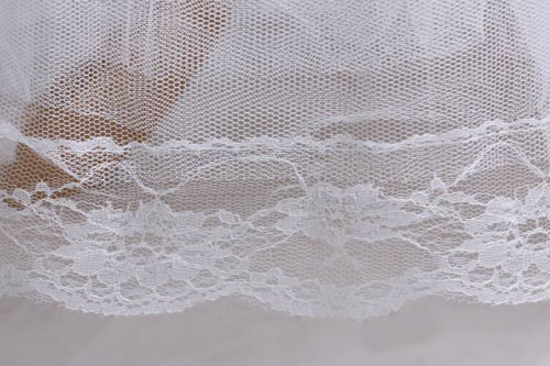 Witte a-lijn trouwjurk zonder hoepelrok bruidsjurk crinoline petticoat rok slip