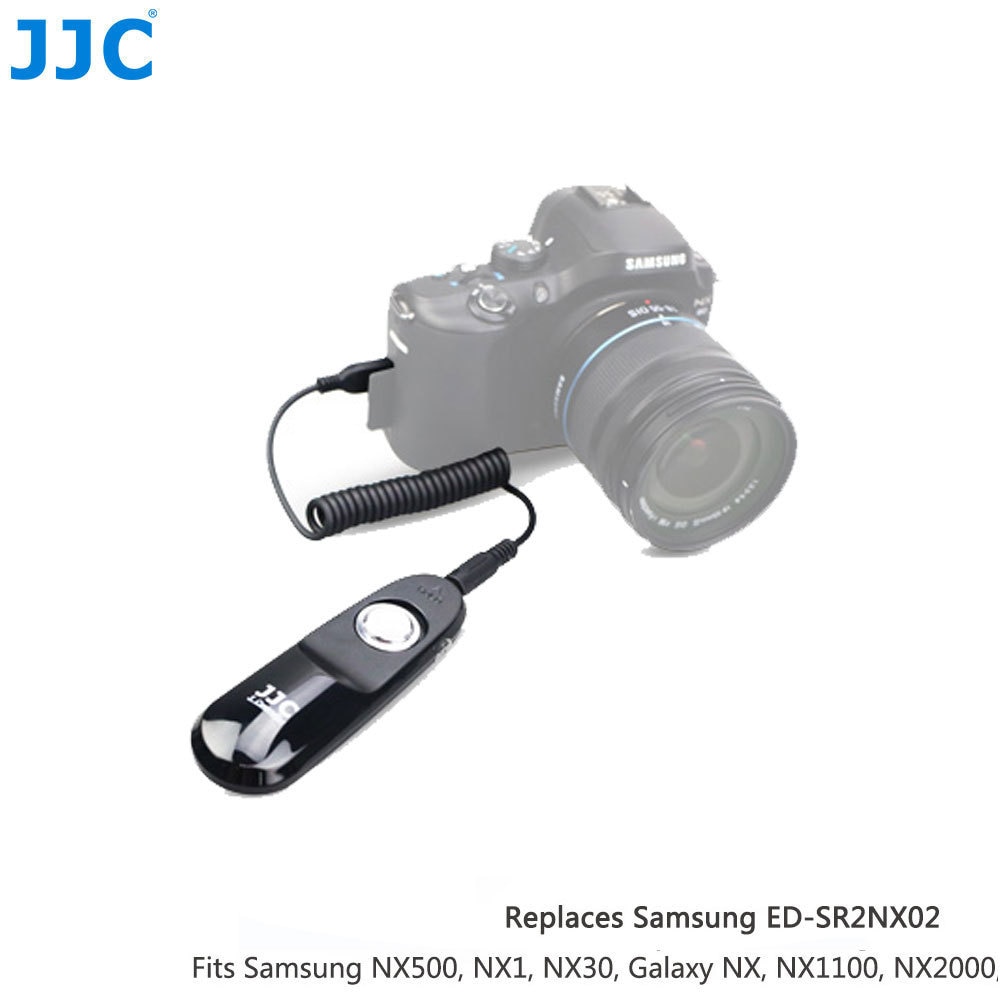 JJC przewodowy aparat pilota zdalnego sterowania przełącznik zwolnienie migawki przewód robić Samsung NX1000/NX1100/NX500/EX2F/NX1/ NX30/galaktyka NX/NXF1