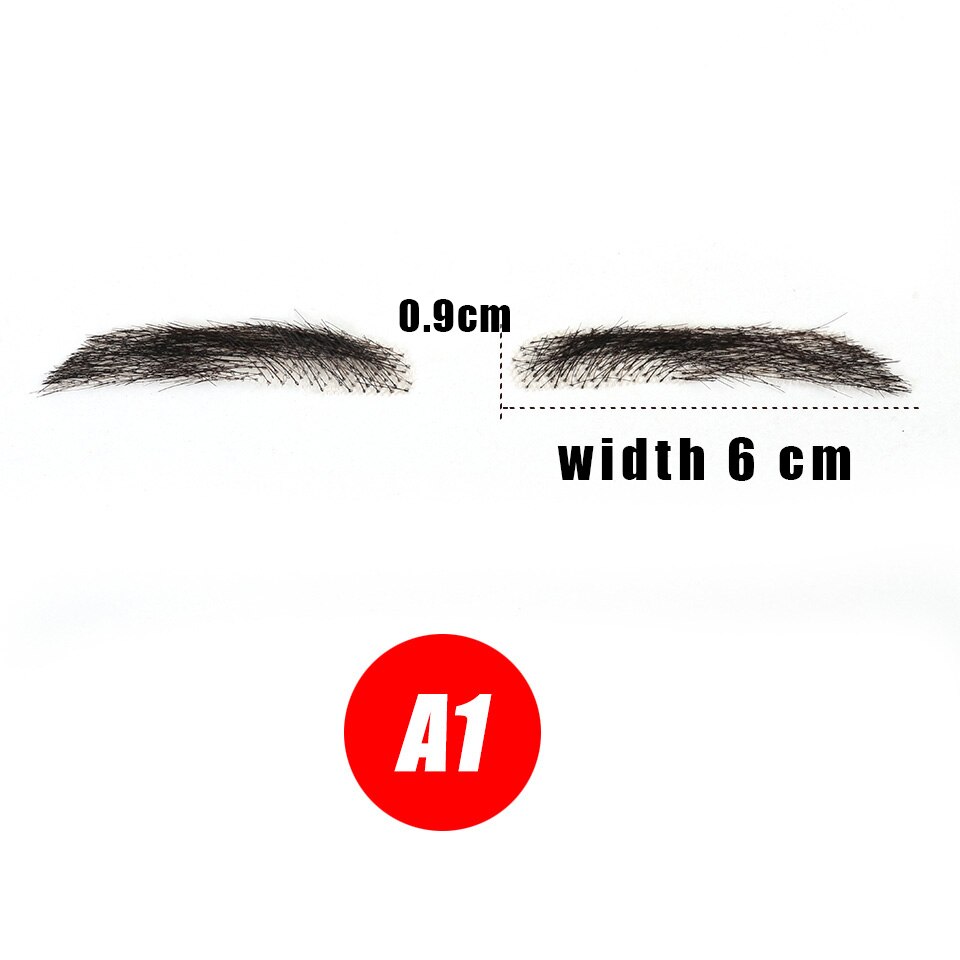 DIFEI Eyebrows Three-dimensional Shape Eyebrow Type Real Easy To Wear Wig Straight High Temperature Fiber: P18/22