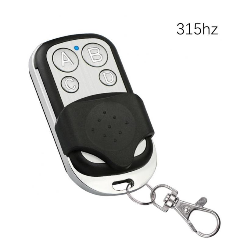 Universal 4 Buttons Garage Door Opener Remote Control 433MHZ Clone Fixed Learning Rolling Code Duplicator Garage: RED