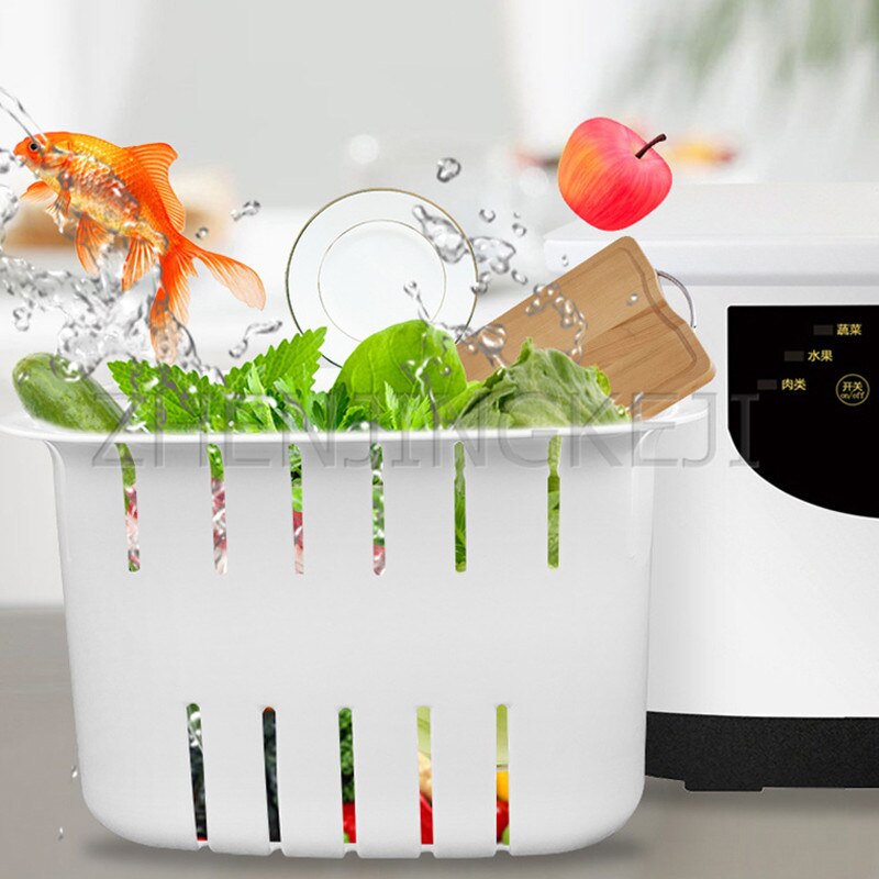 Multifunktionel frugt- og grøntsagsdesinfektionsmaskine hjemmet intelligent automatisk rengøring vaskemaskine fjern pesticidværktøj