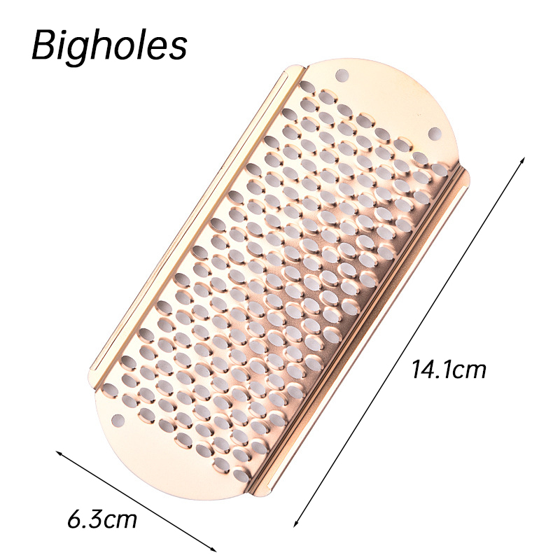 6 st fotfilar i rostfritt stål förhårdnadsborttagare rakning död hud hemma pedikyrverktyg fötter klackar fotrasp förhårdnadsborttagare: Svart