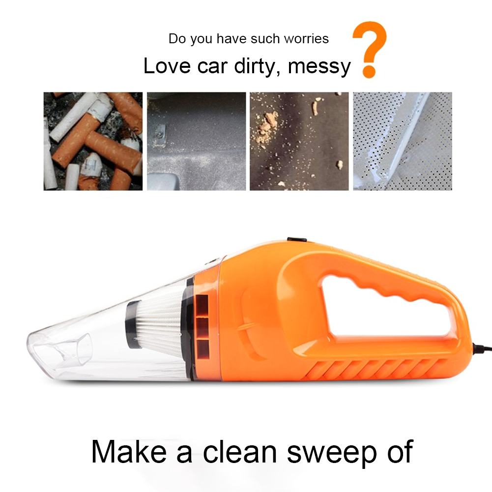 12V 120W Auto Stofzuiger High Power Nat Droog Tweeërlei Gebruik Handheld Draagbare Stofzuiger Hoover Cleaner Grote vent Cleaner voor Home/Auto
