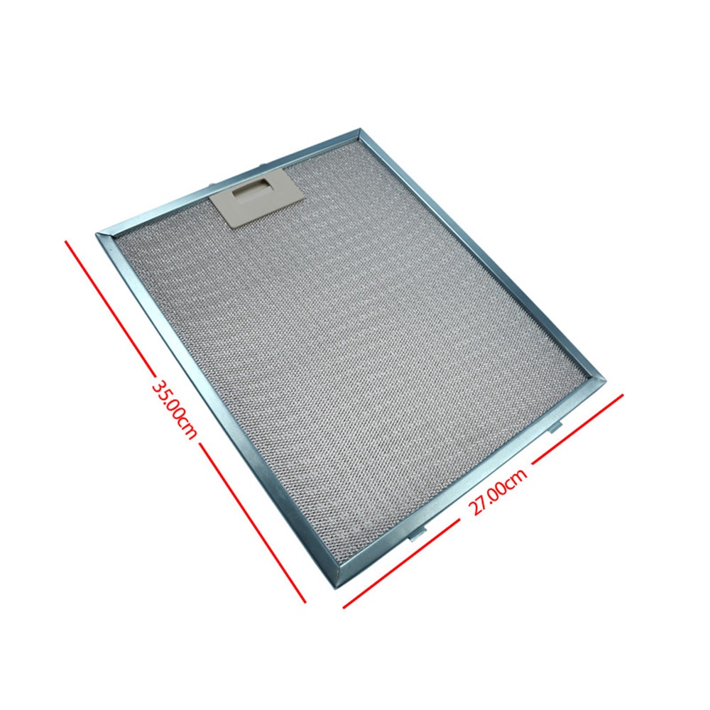 Filtro de malla para campana extractora, filtro metálico de grasa, 350x270mm