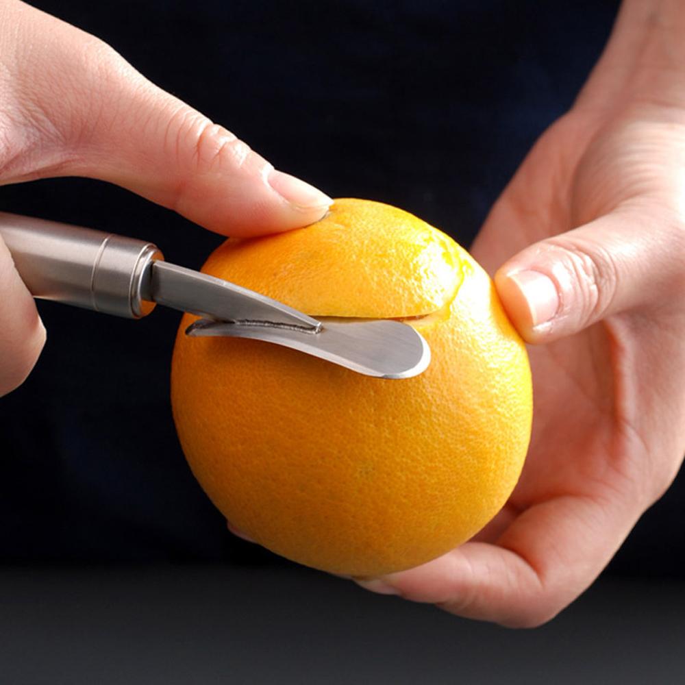 Orange Dunschiller Rvs Tomaat Fruit Peeling Tool Keuken Dunschiller 304 Rvs Open Orange Peeling Grapefruit 30O23