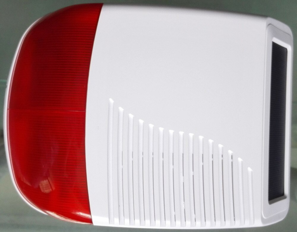 Outdoor Personal Solar Power Alarm With Quick Flash Strobe For 433MHZ 1527 Home Security Alarm System Accessories