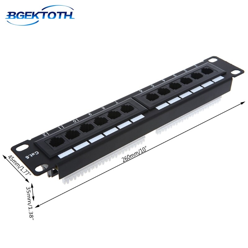 12 -porttinen verkkokaapeli patch panel patch panel utp lan verkkosovittimen kaapelin liitin maalis 29