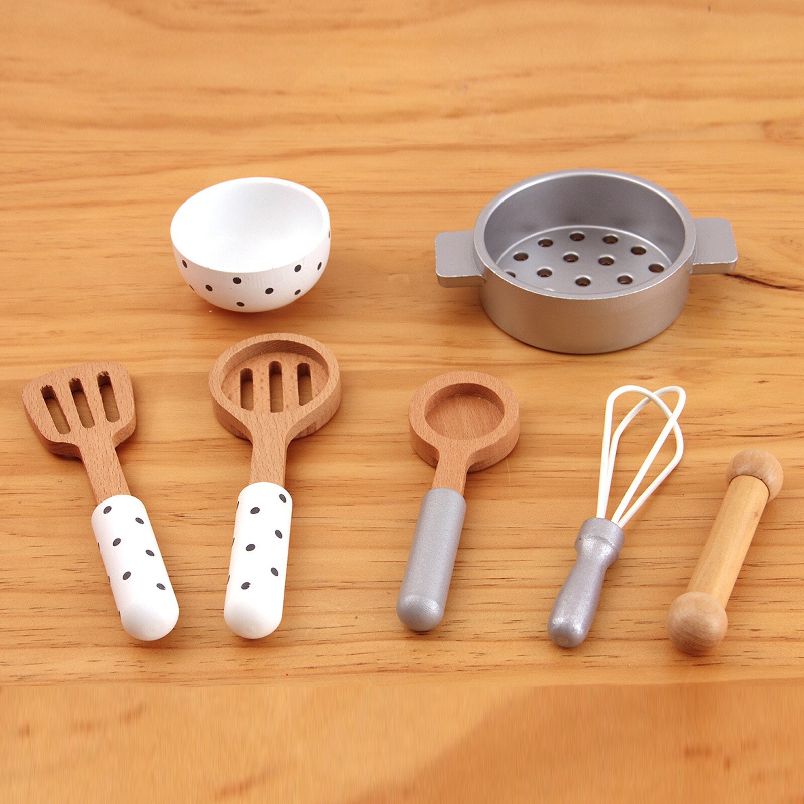 Keuken Spelen Set Voor Kinderen Keuken Houten Speeltoestel Speelgoed, Keukengerei Set Kookgerei Set Conjuntos De Mobília Das Crianças
