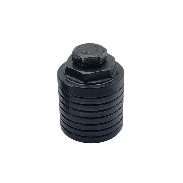 M10/M14 Angle Grinder To Grooving Machine Adapter Conversion Kit Flange Nut Metal Lock Nut Grooving Machine For 100/125-230: Black  M10