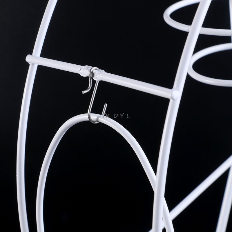 Noria giratoria de Metal para exhibición de tartas, soporte para postres, magdalenas, Decoración de cumpleaños y bodas, suministros para fiestas, 8 tazas