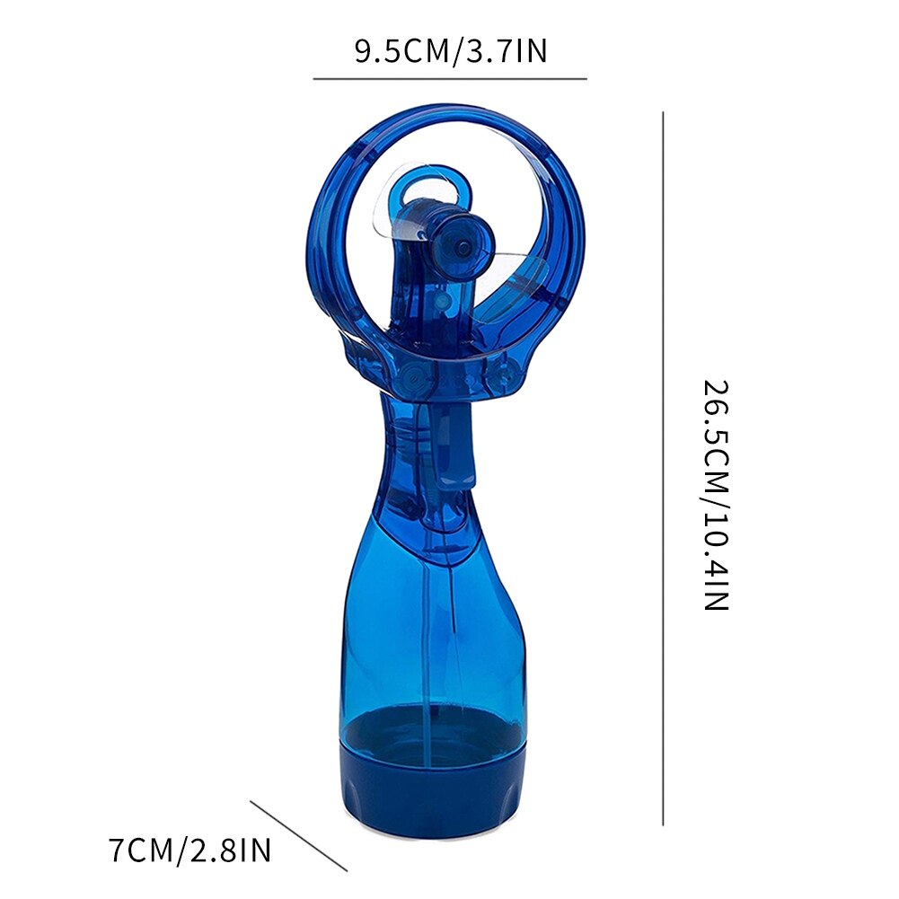 Mini Handheld Cooling Water Spray Mist Fan With Spray Bottle Desk Humidification Cartoon Handheld Large Capacity Water Storage
