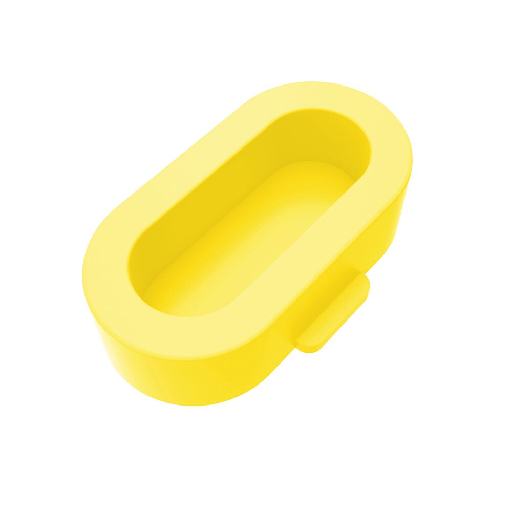 Plugue anti-poeira de borracha para relógio inteligente, plugue de borracha para garmin fenix 5/fenix 5x/fenix embutido: Yellow / 1pc