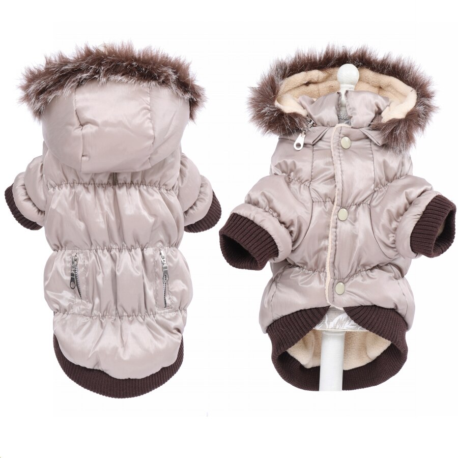 Winter Honden Kleding Warme Fleece Ski Parka Hond Jassen Jas Kleding Voor Honden Puppy Teddy Chihuahua Xs Sml xl 2XL