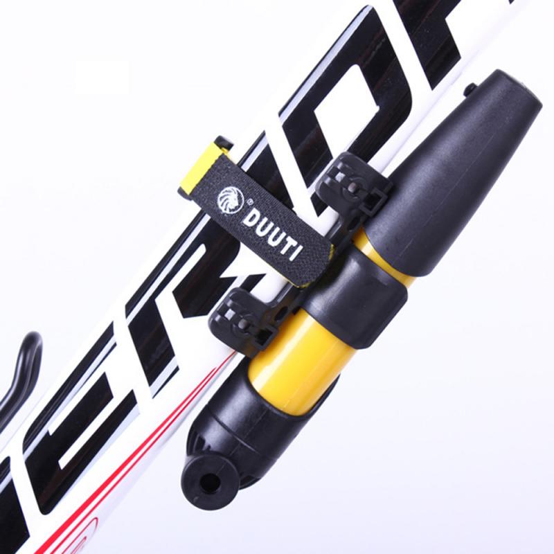 Uds MTB bicicleta de carretera correa de fijación multifuncional ajustable de Nylon Velcro lazos bicicleta Cables fijación inflador de bicicleta