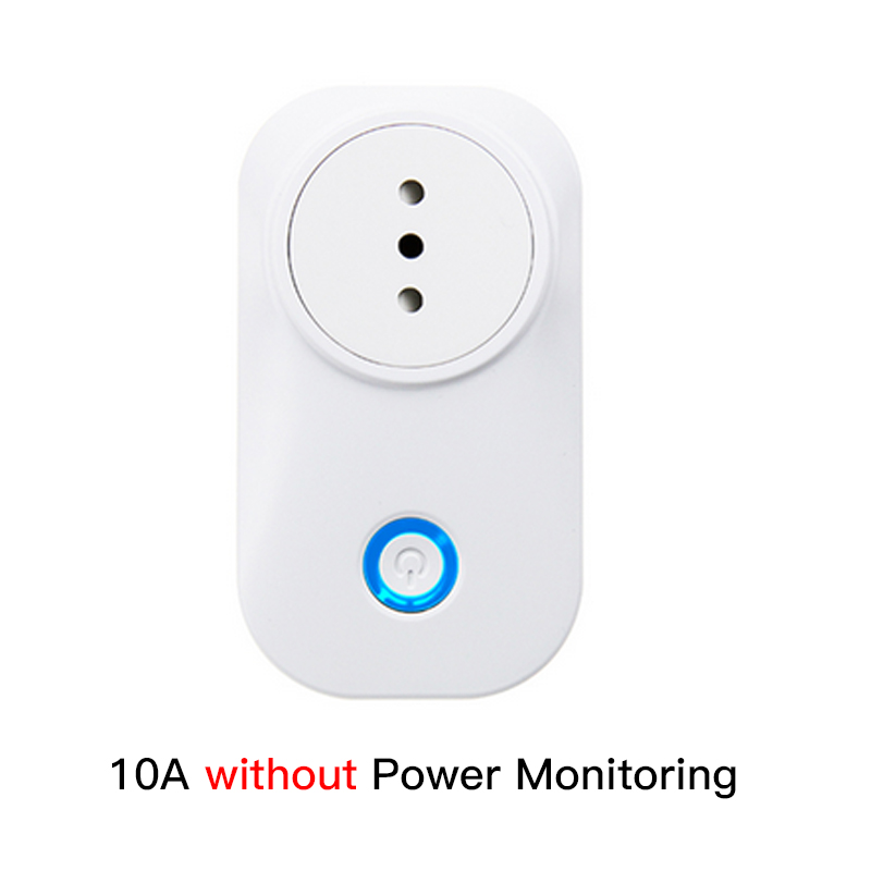 FrankEver Wifi Smart Socket 10A 16A with Power Monitoring Surge Protector for Israel India Brazil Italy UK EU AU Smart Plug: Italy 10A